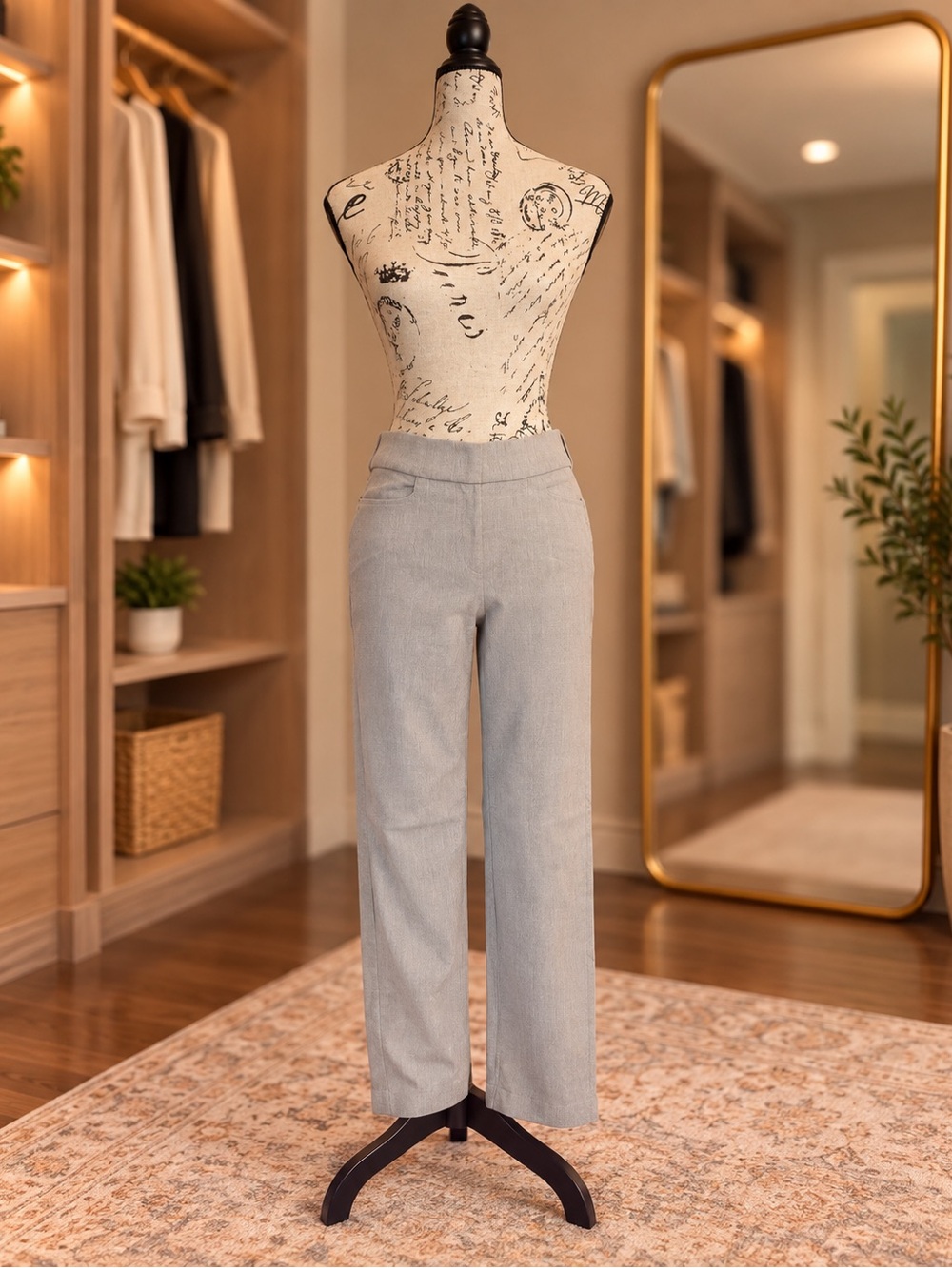 Maurices Light Gray Trouser Pants – Size Small Short